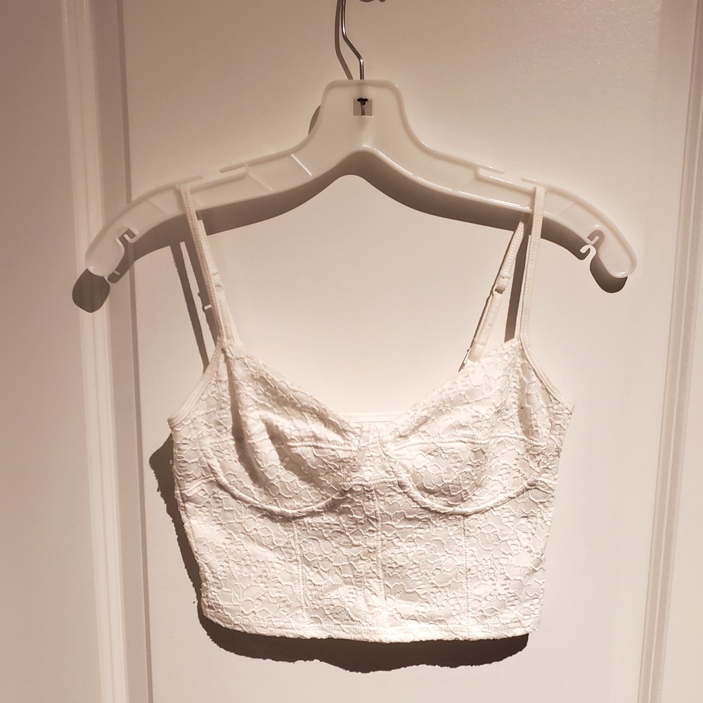 Garage Lace Crop Tank